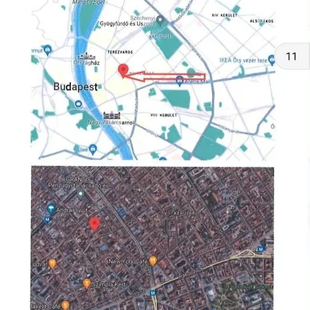 Lägenhet Akacfa Budapest